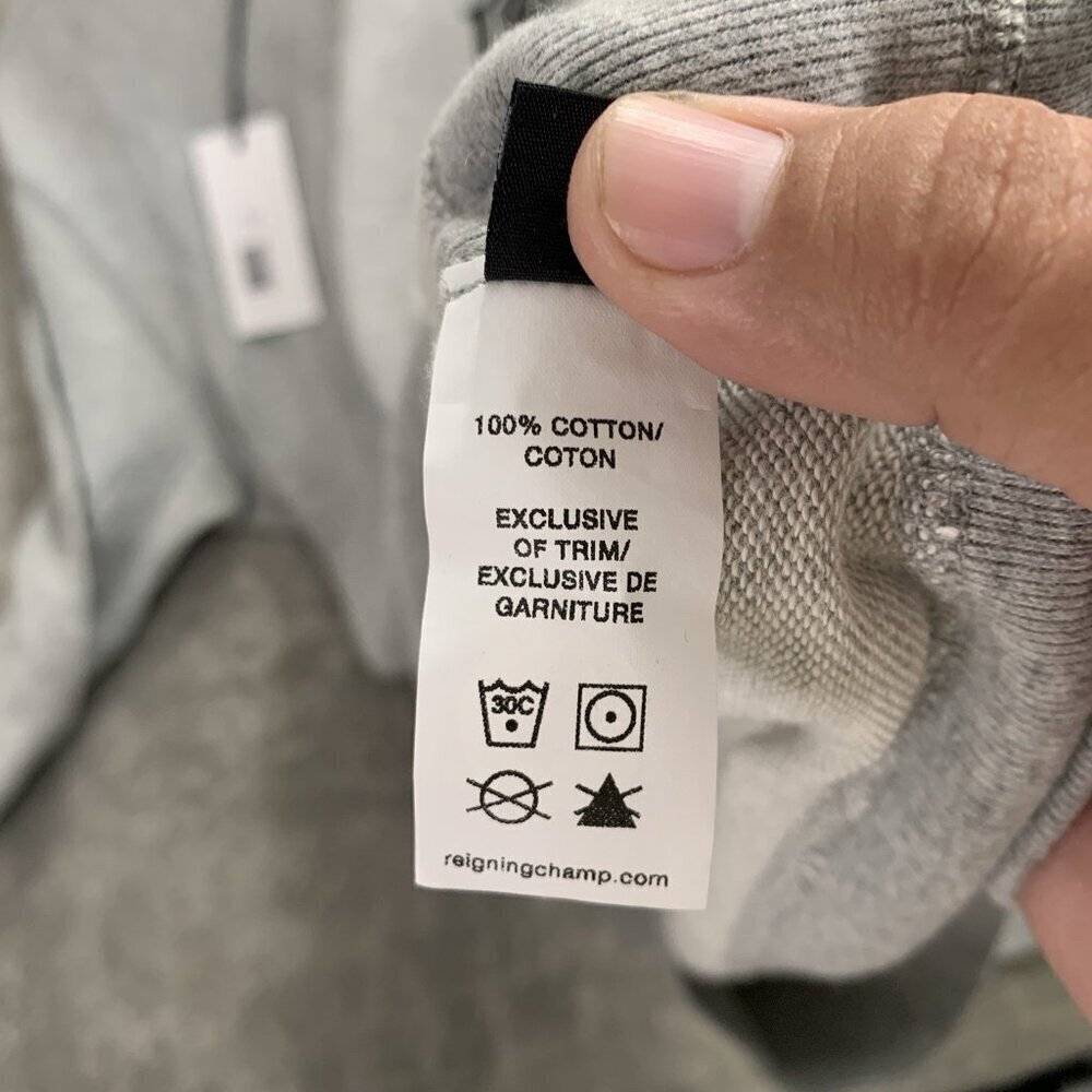Reigning Champ x Top Dawg Ent Sweatshirt Mens Large Gray Pullover Sweater Cotton - Picture 9 of 12